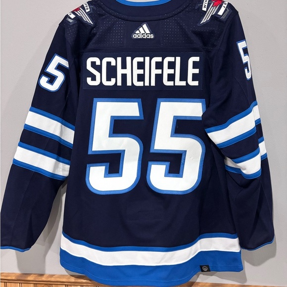Winnipeg Jets Scheifele Navy and White NHL Jersey - Picture 2 of 6